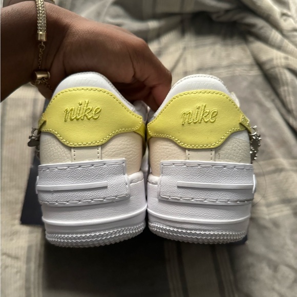 WMNS AIR FORCE 1 SHADOW SE 'PALE IVORY LIGHT ZITRON' - Picture 4 of 7